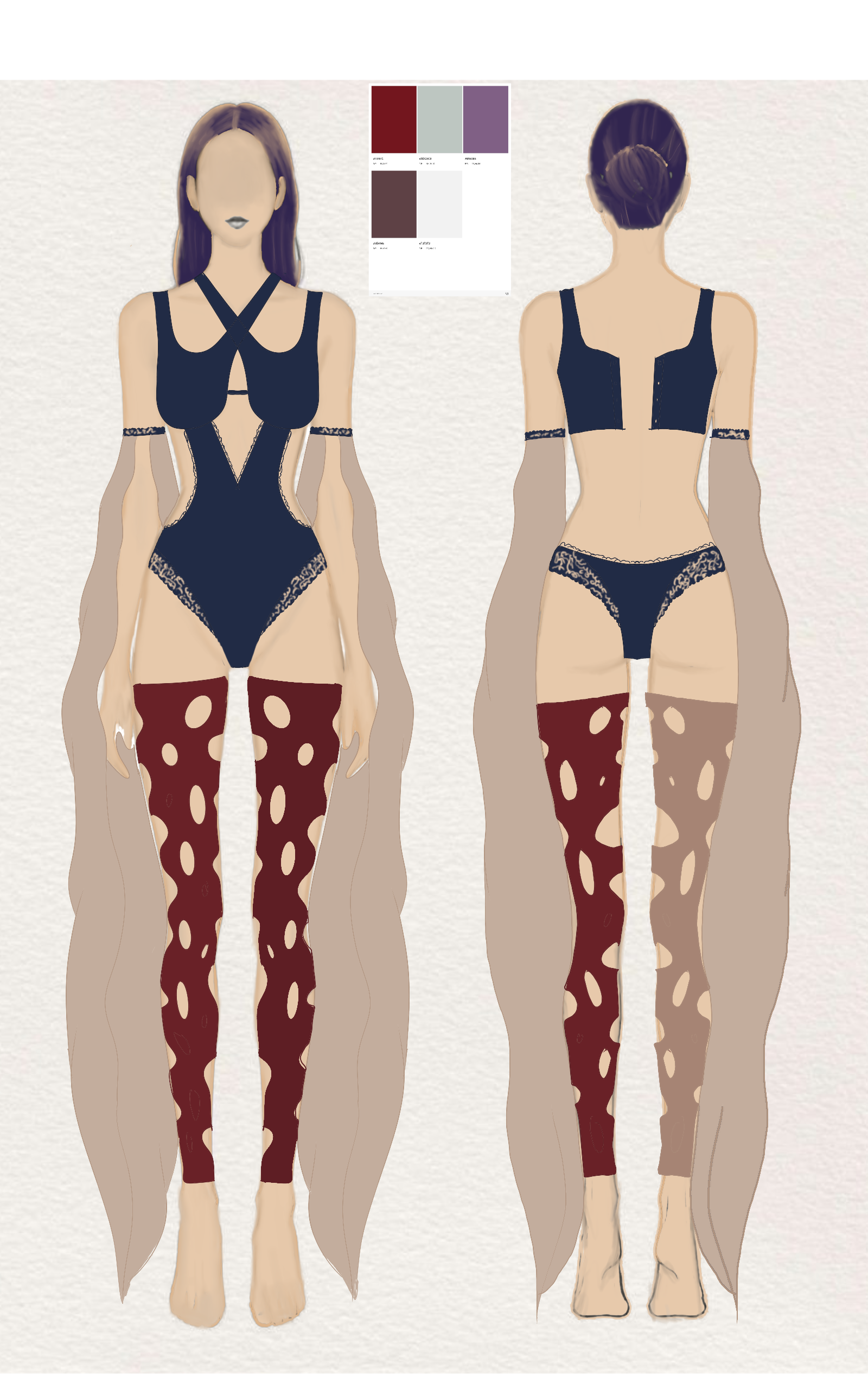 Figurín de Diseño