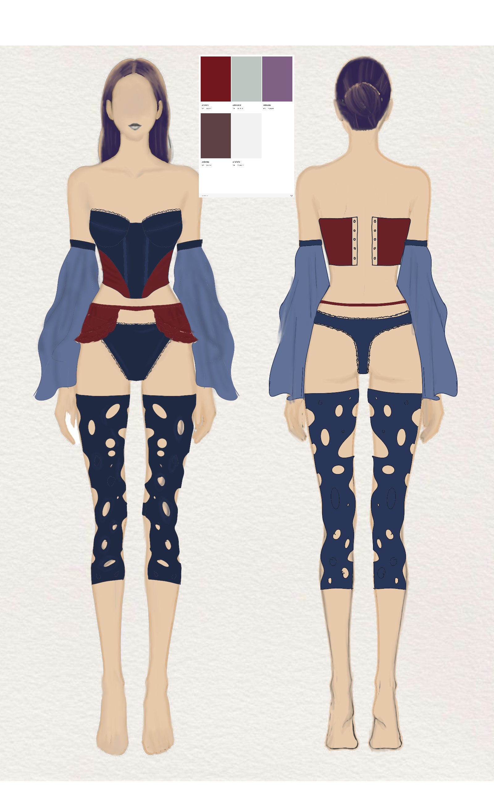 Figurín de Diseño